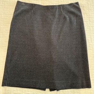J. Jill Houndstooth Check Pencil Skirt